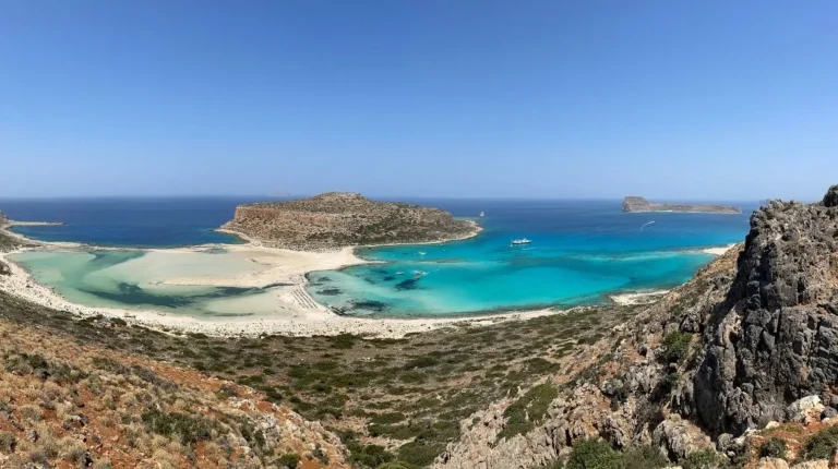 Balos Lagoon Beach Location Rolling Car Rentals Chania Crete webp